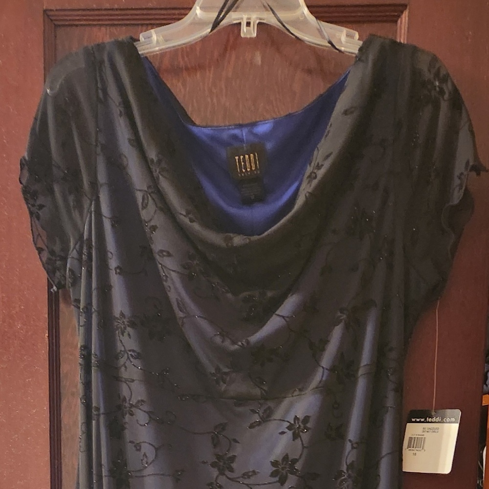 Midnight Blue Evening Gown